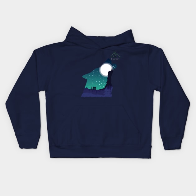 Wilderness Kids Hoodie by 4elementapparel